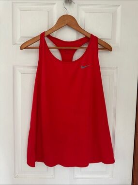 4/$20 Nike Red Racerback Red Athletic Tank